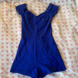 Charolette Russe Blue Romper